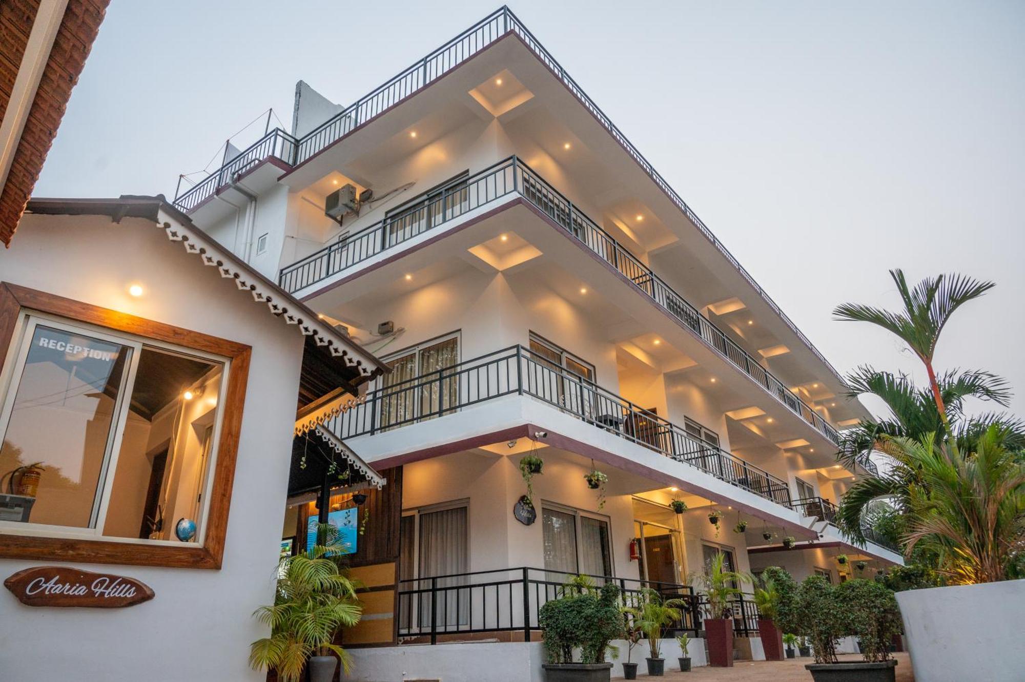Hotel Aaria Hills Arambol Exterior foto